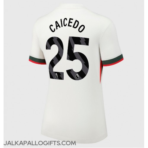 Chelsea Moises Caicedo #25 Vieraspaita Naiset 2025-26 Lyhythihainen